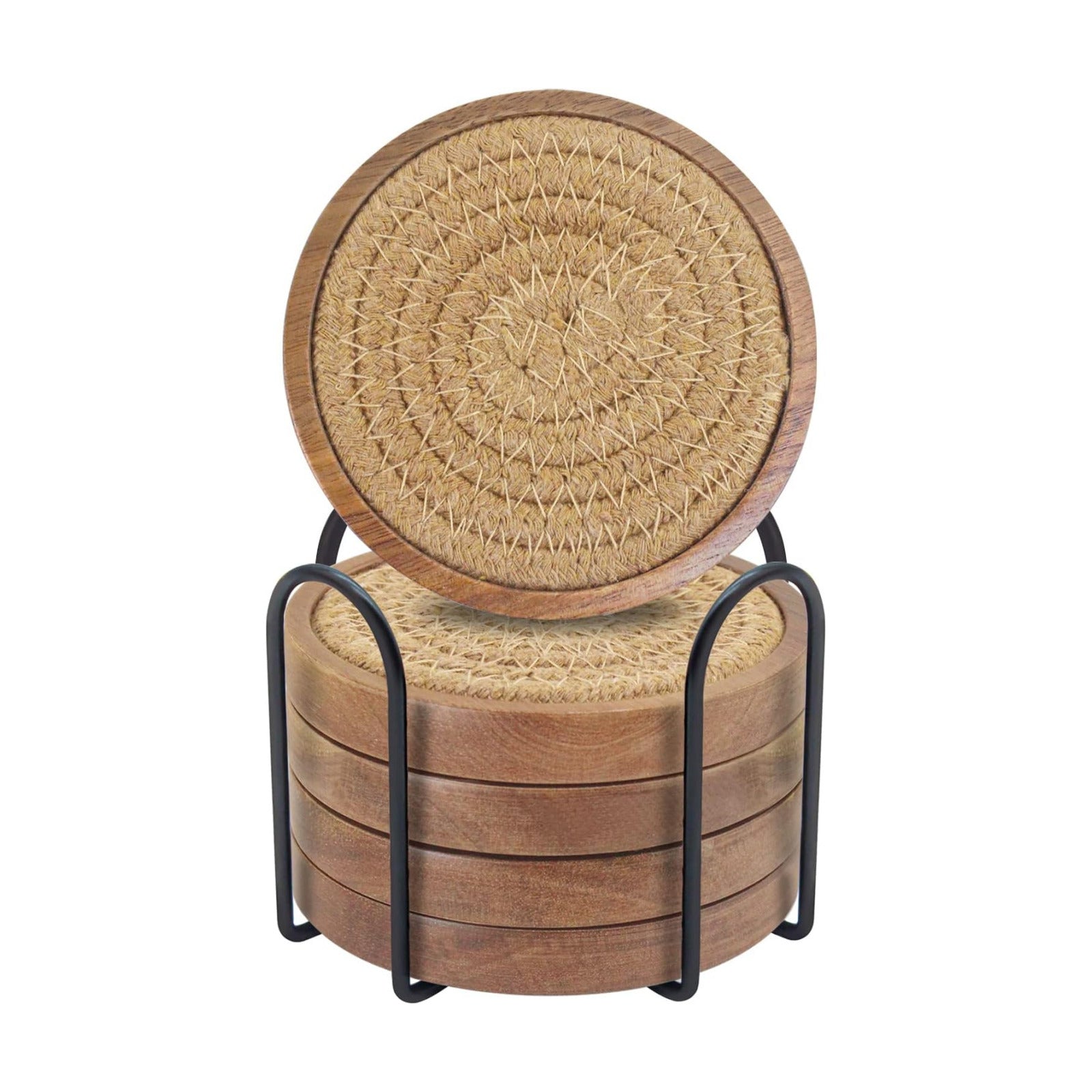 Holder / Housewarming Gift for Farmhouse Home Decor / #7 Brown / Set of 5