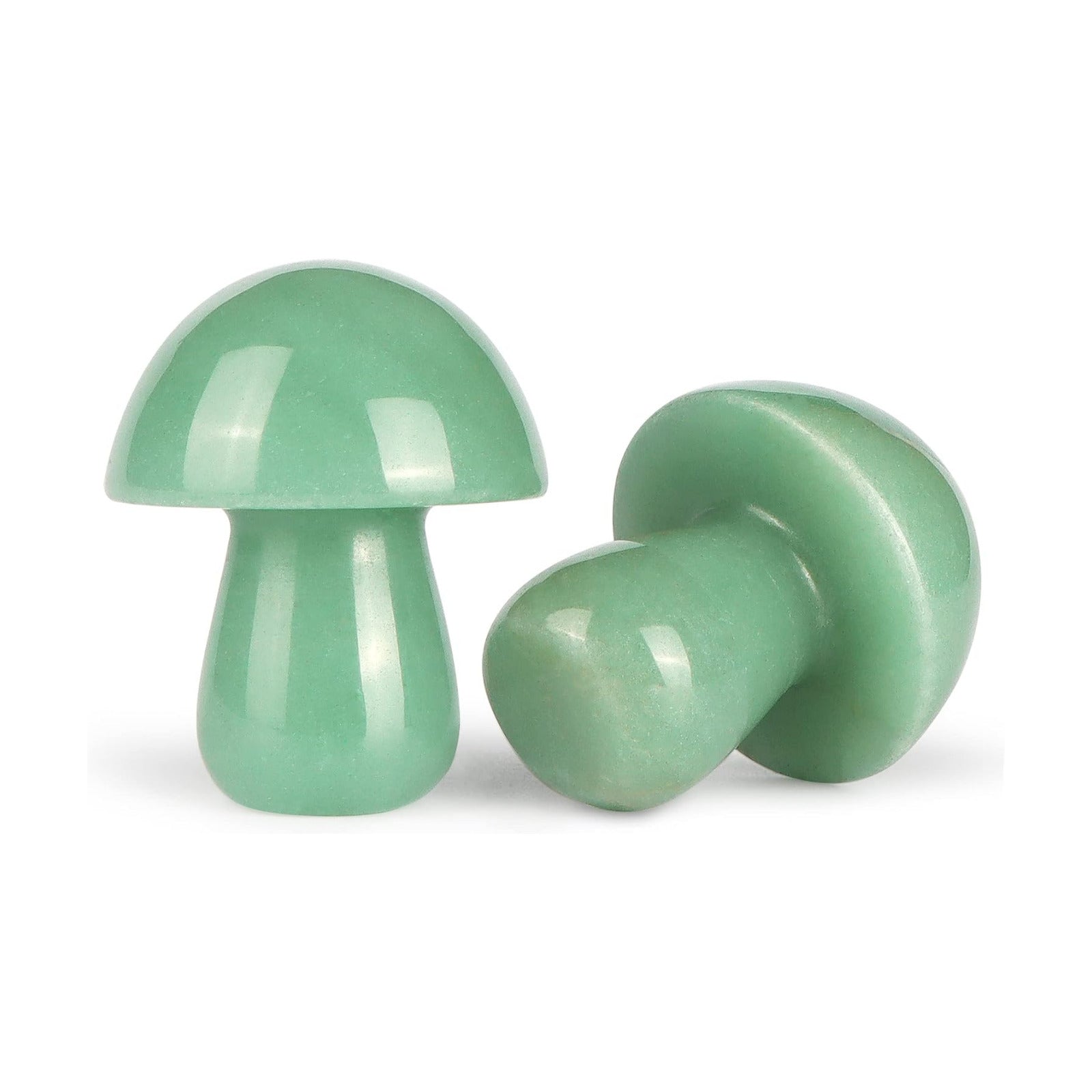 Mini Mushrooms Crystal Mushroom Sculpture Decor Mini Mushroom Gifts Home Decor / Green Aventurine