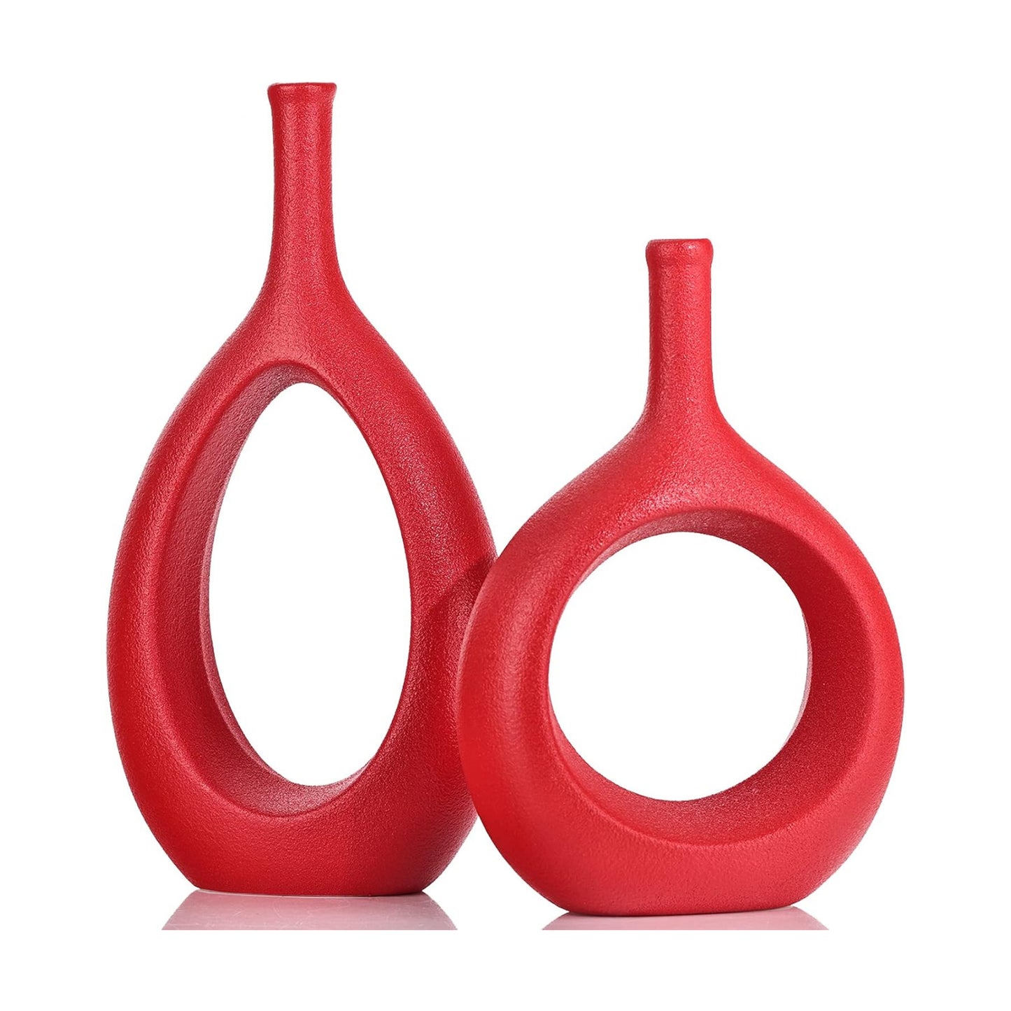 Ceramic Vase Set 2 / Red