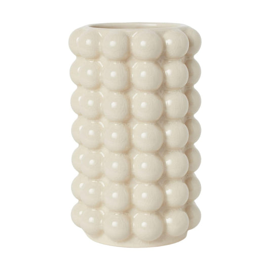 Ceramic Vase for Boho Decor / Beige / Large