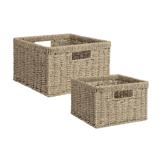 Wicker Storage Baskets / Natural