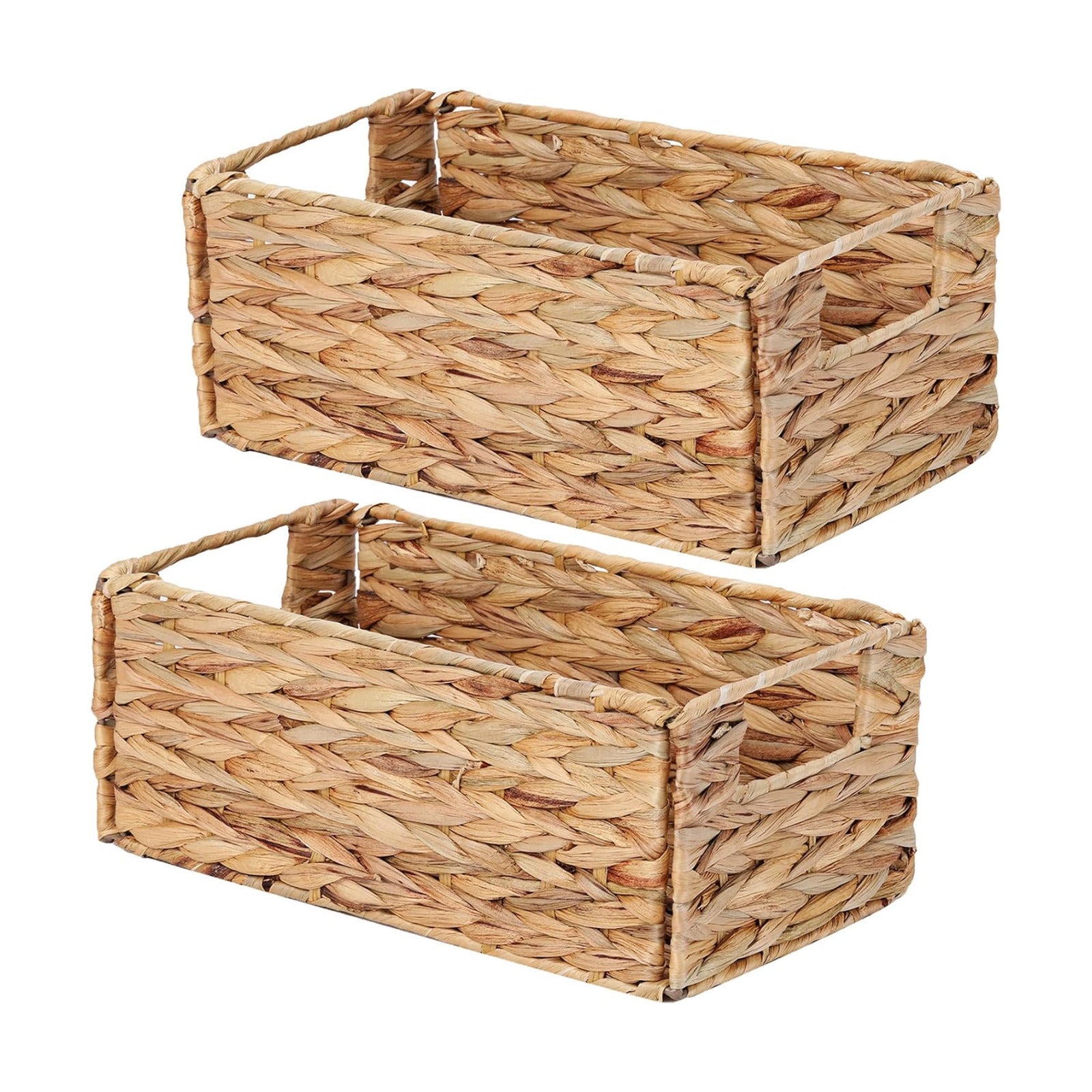 Wicker Storage Basket / Natural / Set of 2