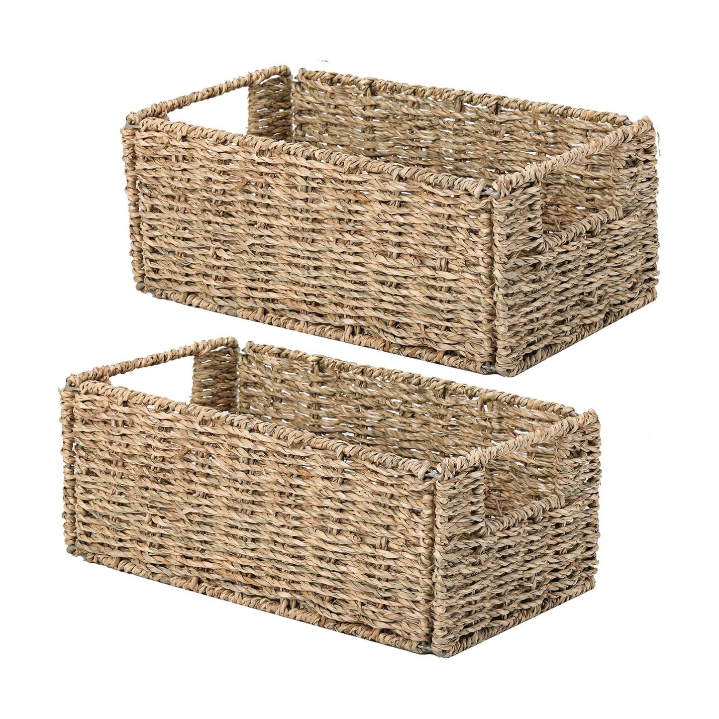 Wicker Storage Basket / Natural / Set of 2