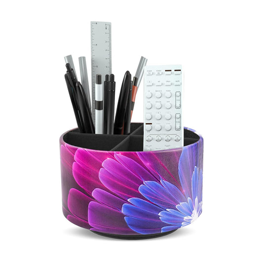 Remote Control Holder / 1-blue Fractal Flower / 360 Degree Rotation