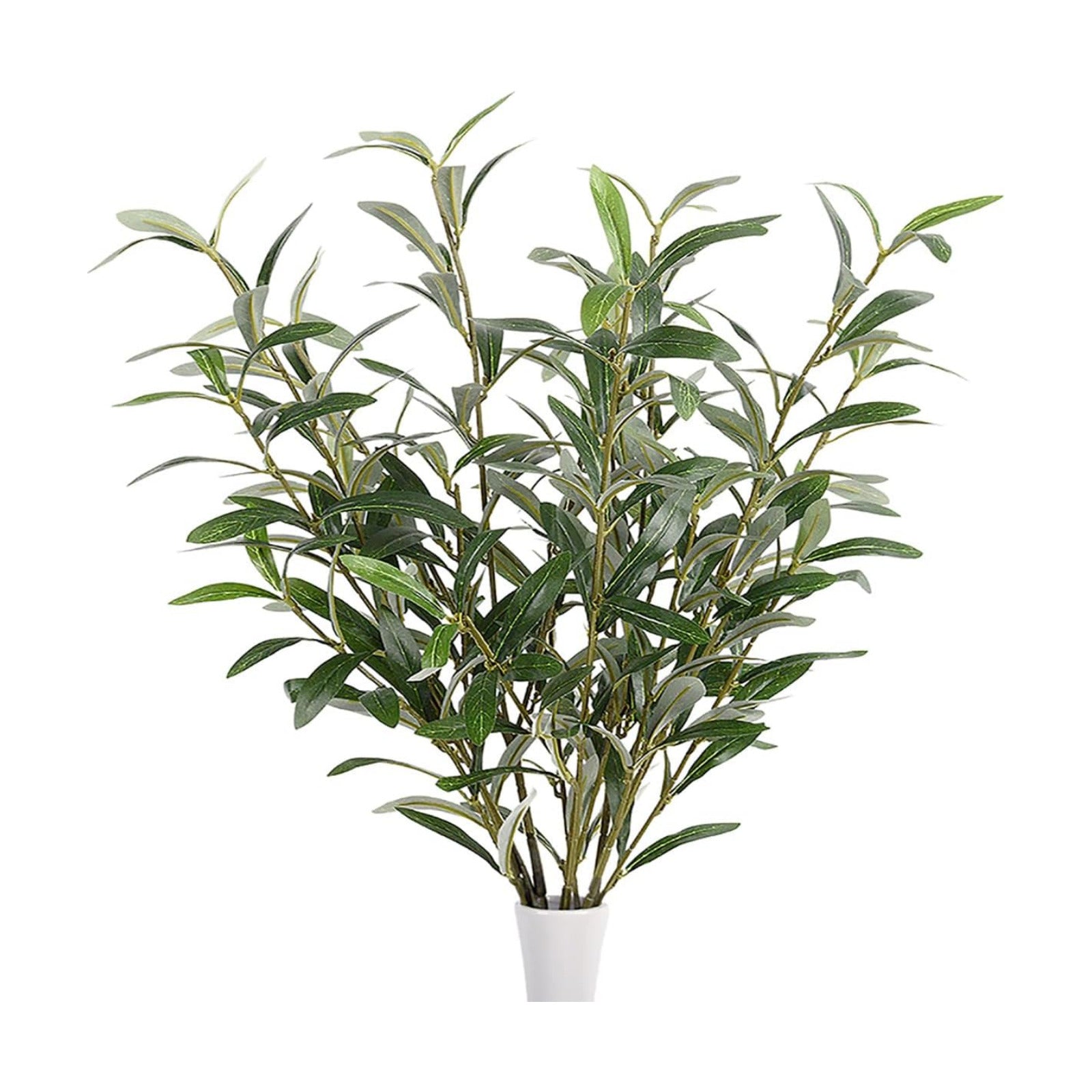 Olive Branches for Vases Faux Olive Branch Fake Tree Branches Stems for Vase / Set of 5