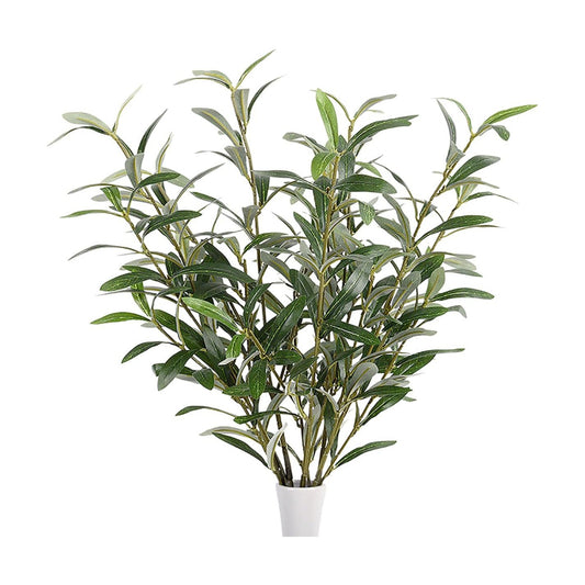 Olive Branches for Vases Faux Olive Branch Fake Tree Branches Stems for Vase / Set of 5