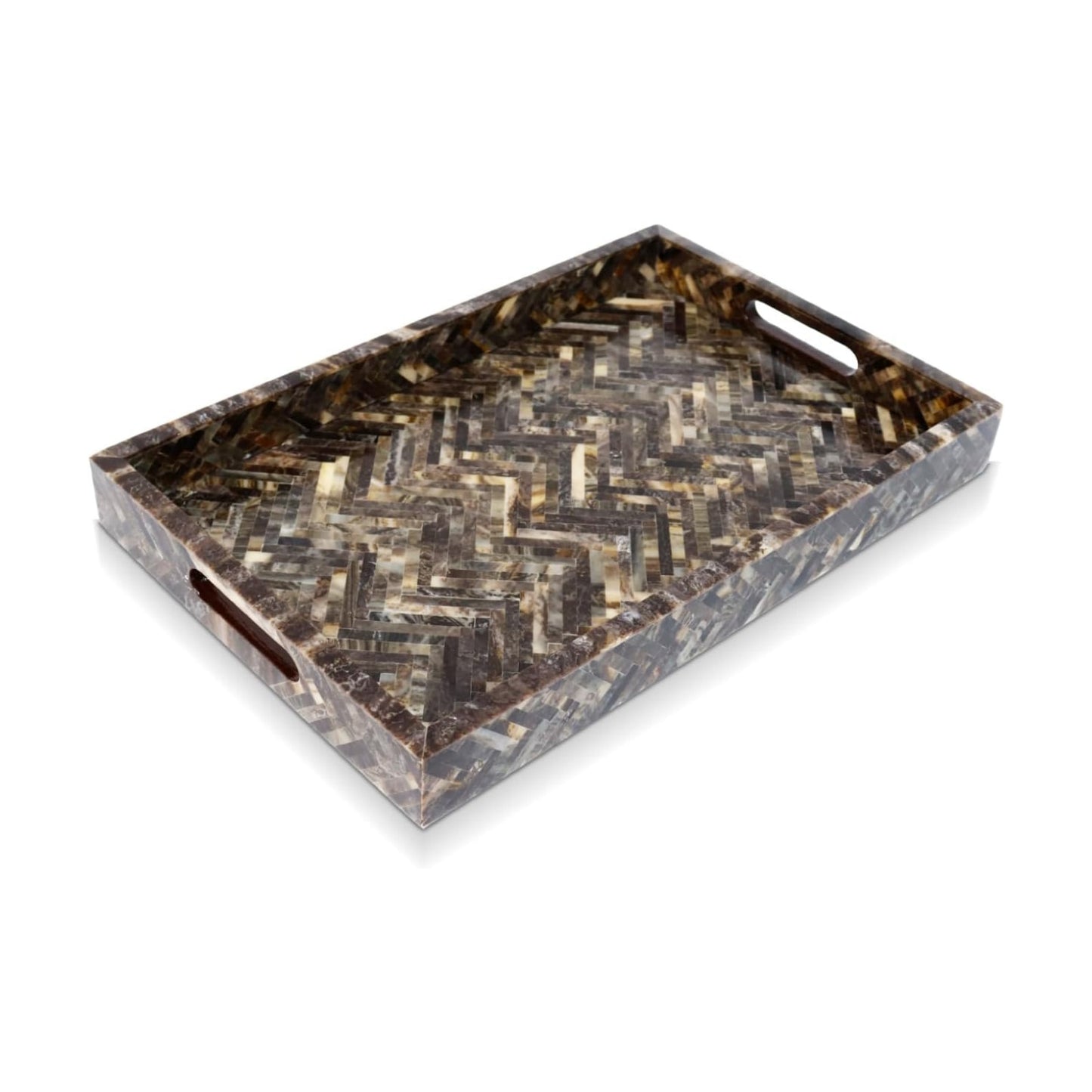 Decorative Tray / Rectangular Serving Tray / 17 x 11 x 2 / Discovery Fantazia