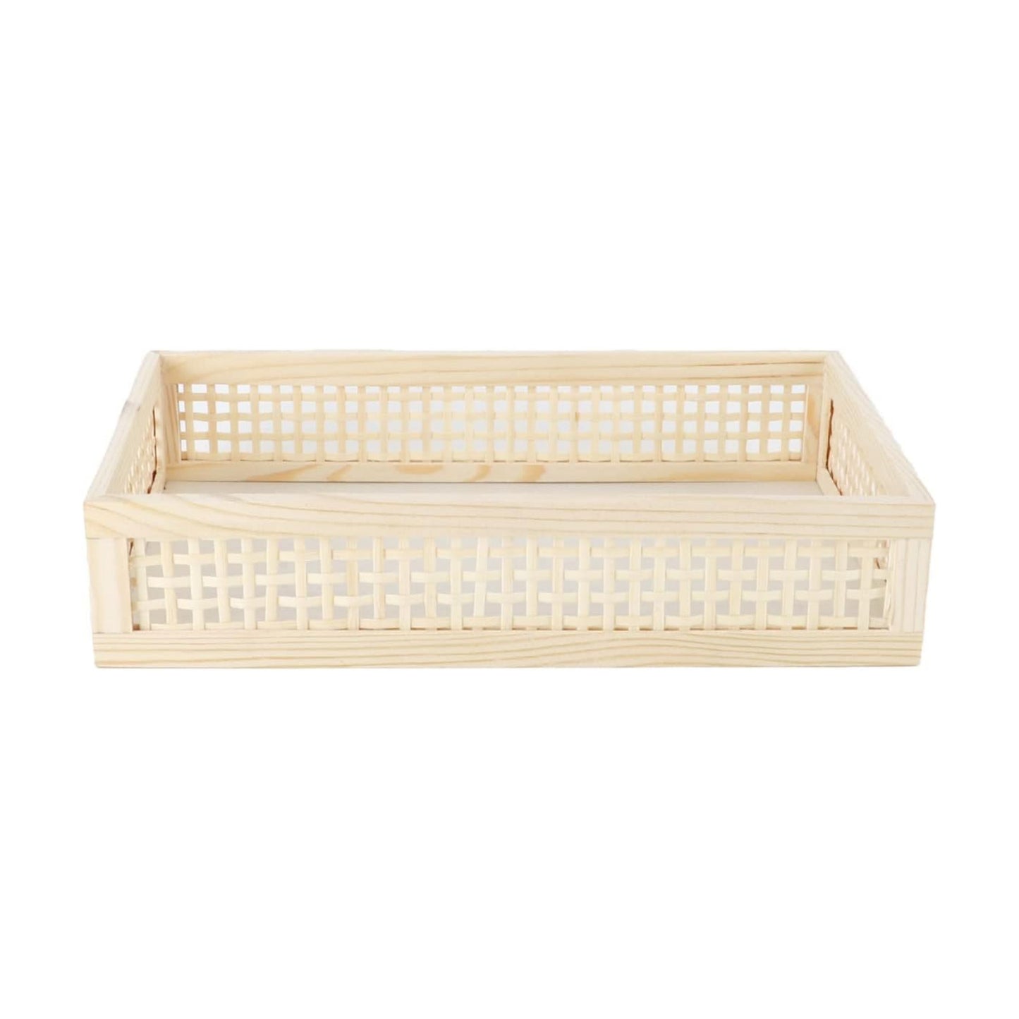Rectangular Wooden Bamboo Serving Tray / Rectangular Bamboo