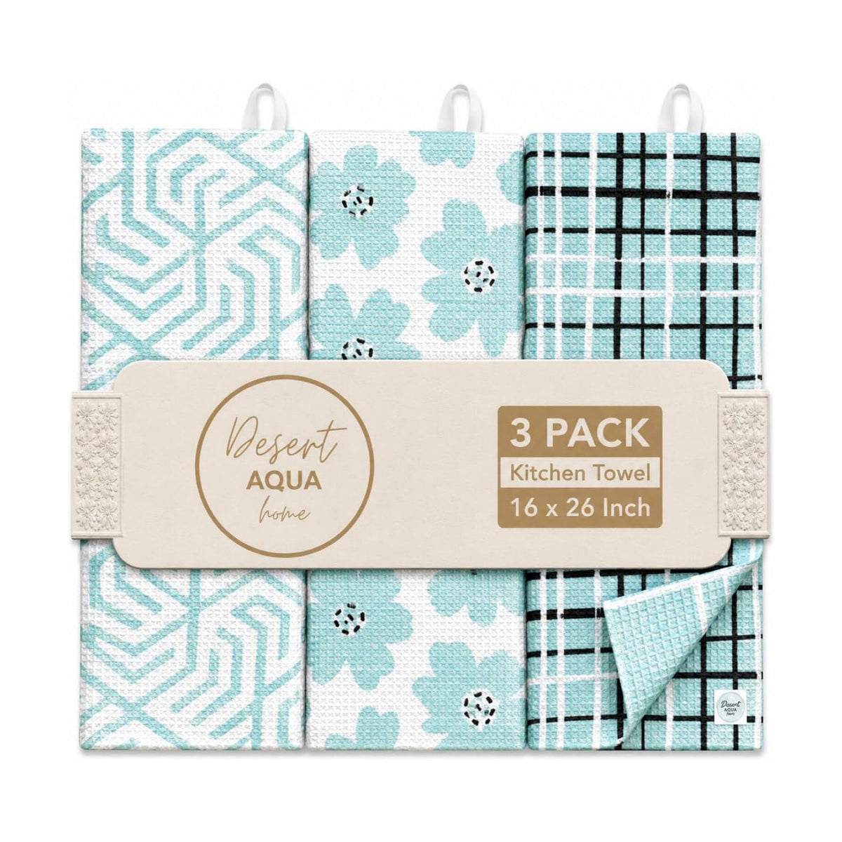 Kitchen Towels, Dish Towels for Kitchen, 3 Pc Kitchen Towel Set