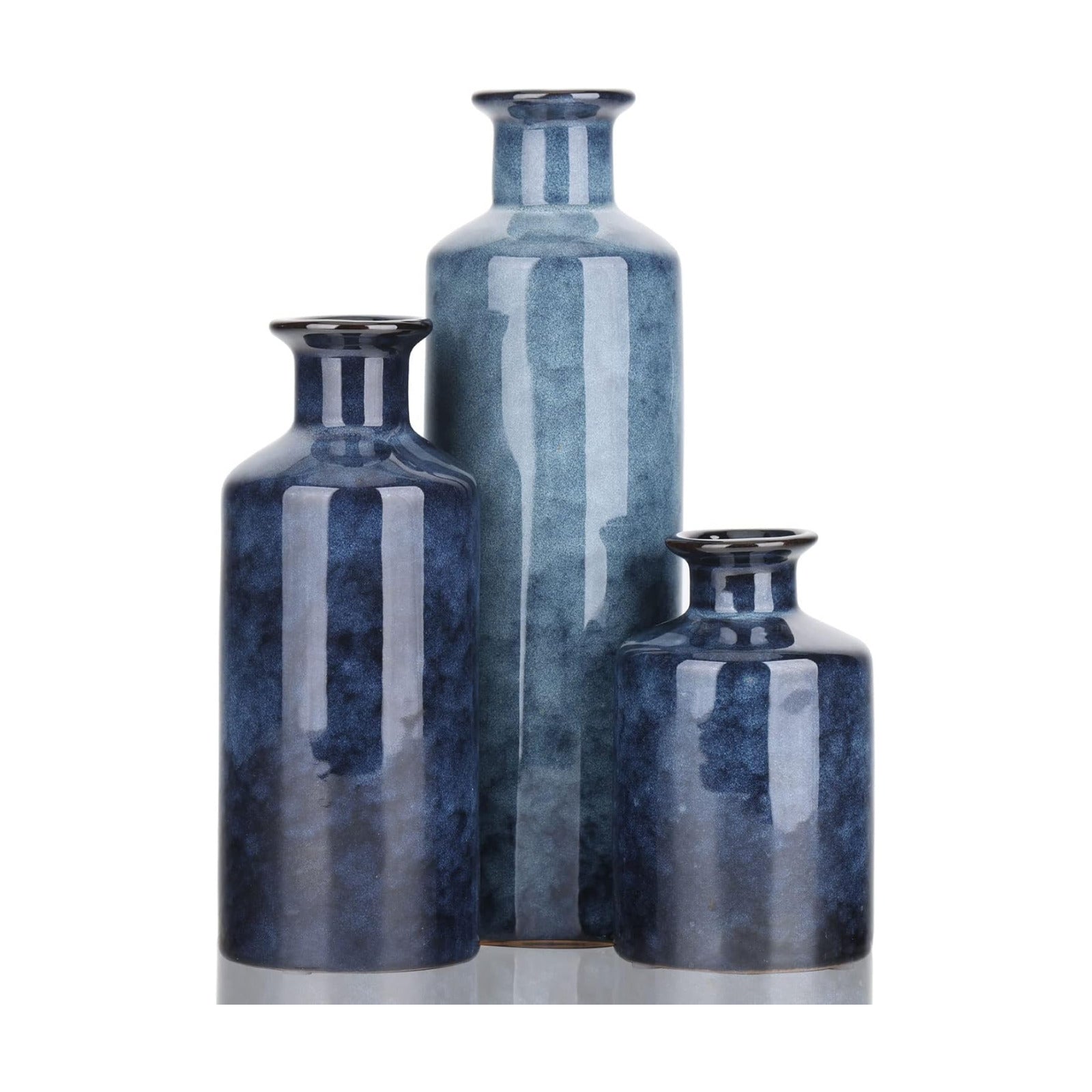 Ceramic Vase Set / Blue