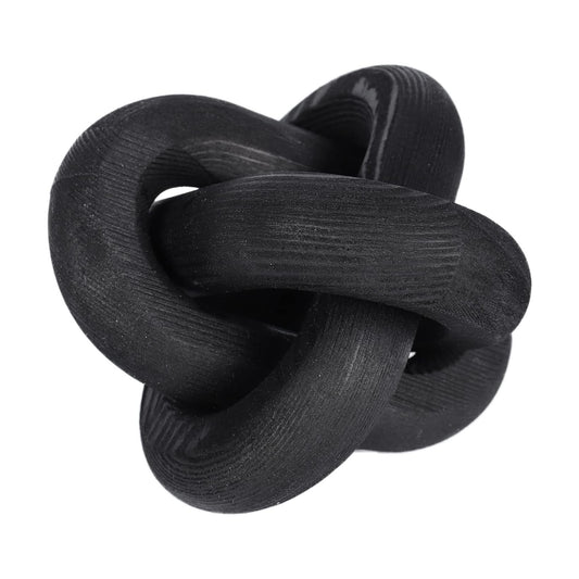 Wood Chain Link Decor 2 Link Decorative Chain Knot Hand Carved Pine Wood Chain Decor Modern / F