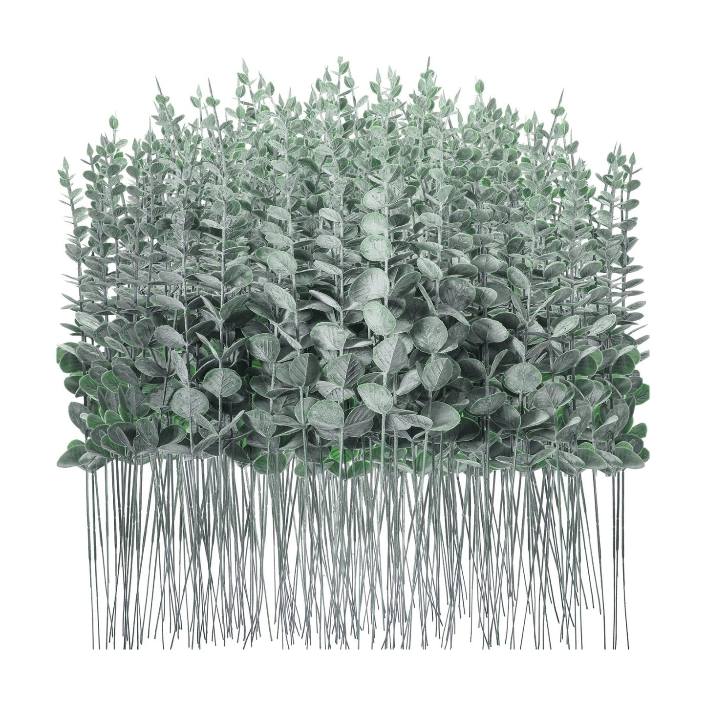 Eucalyptus Stems Faux Greenery Artificial Eucalyptus Leaves Eucalyptus / Dark Green / Set of 300