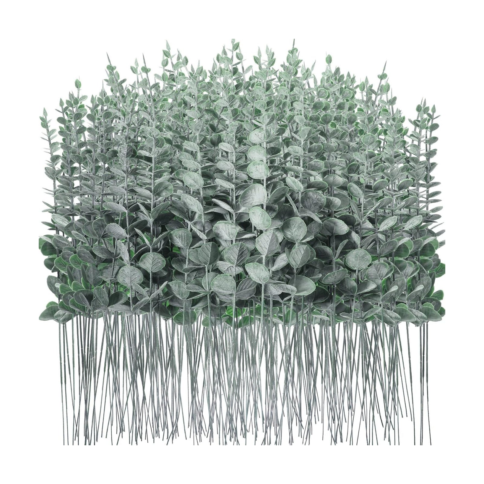 Eucalyptus Stems Faux Greenery Artificial Eucalyptus Leaves Eucalyptus / Dark Green / Set of 300