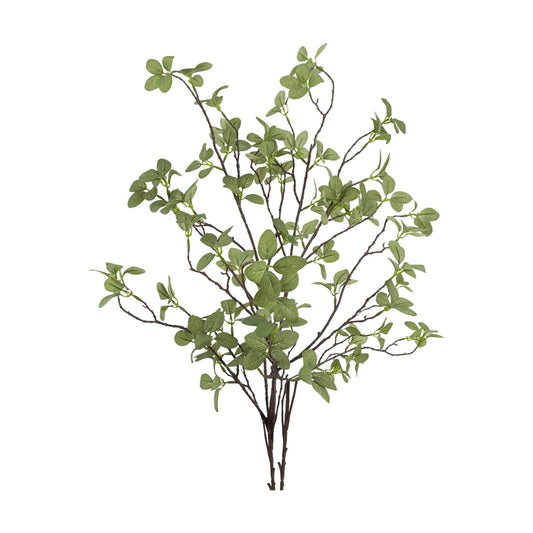 41.3’’ Tall Fake Plants Branches Faux Greenery Ficus Twig Leaf / Green / Set of 2