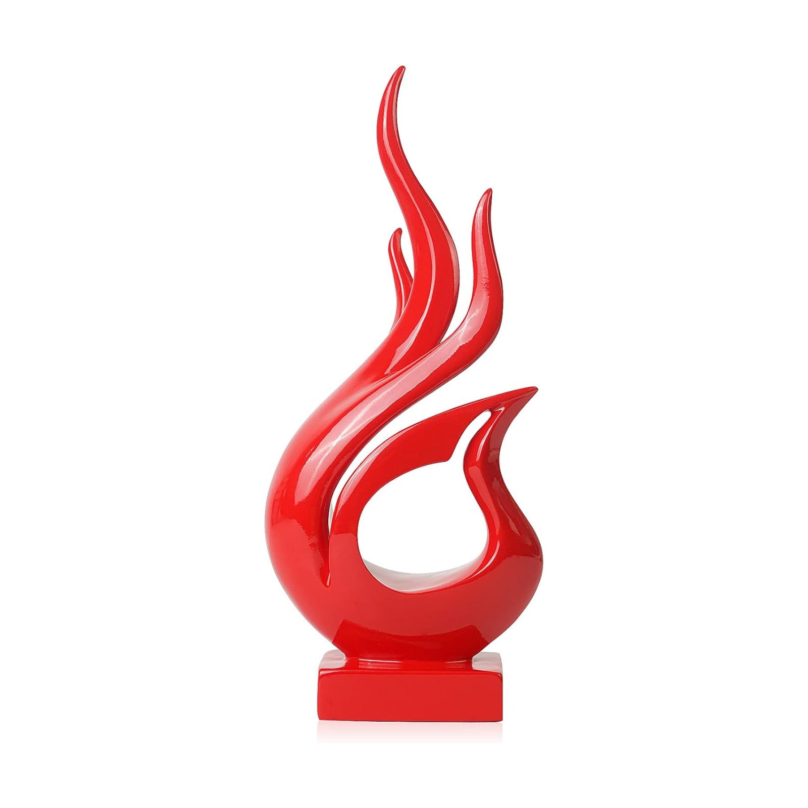 Resin Art Table Decoration Ornaments Modern Home Decor Accent / Red
