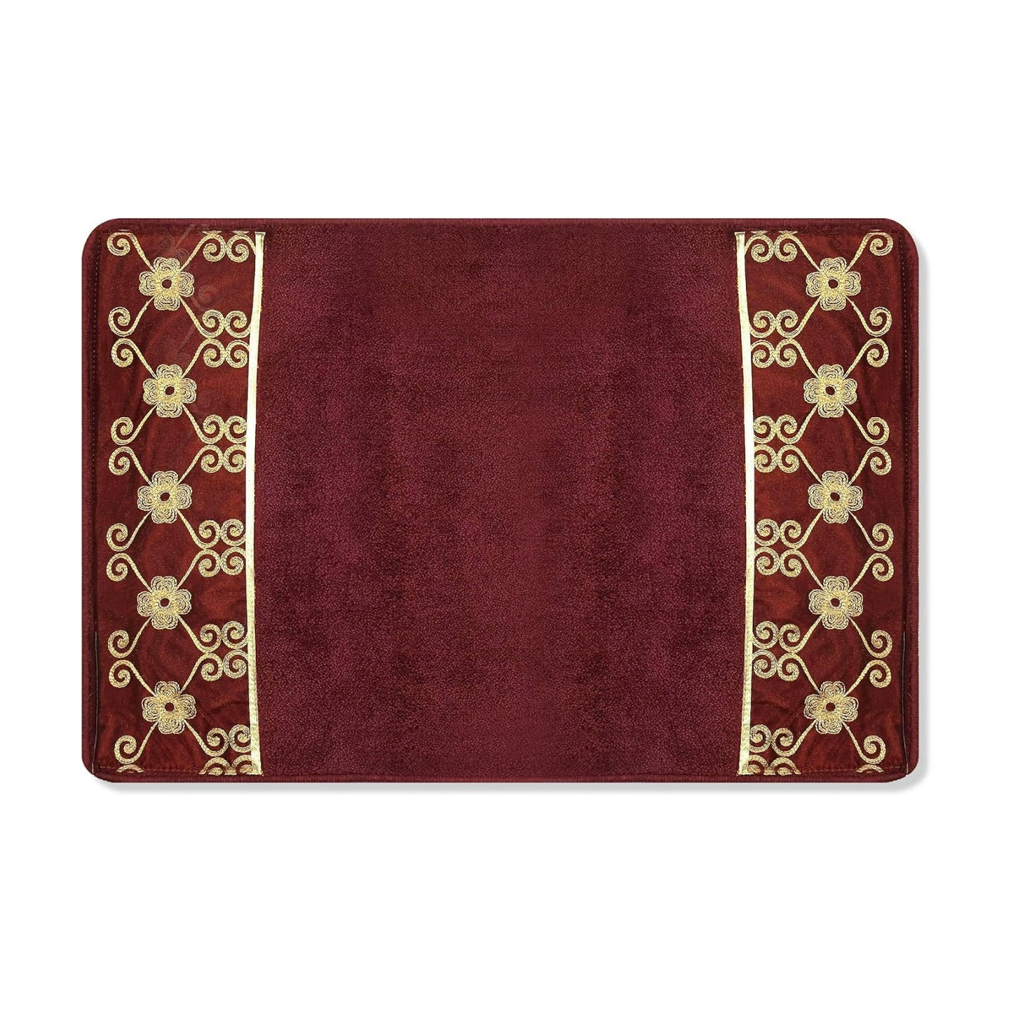 Zahari Home Elegant Rose Classic Bathroom Rug Modern Bath Rug Luxury Contemporary Decor Beautiful Shower Mat Unique