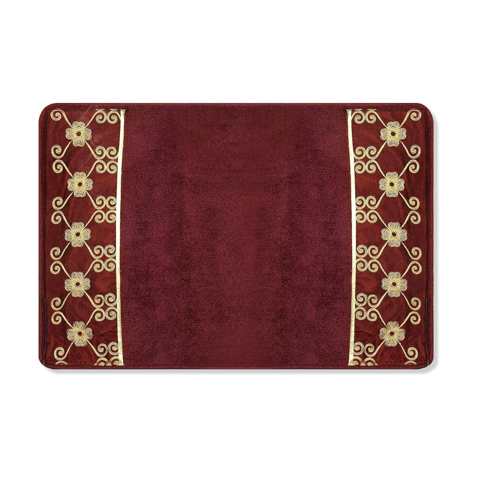 Zahari Home Elegant Rose Classic Bathroom Rug Modern Bath Rug Luxury Contemporary Decor Beautiful Shower Mat Unique