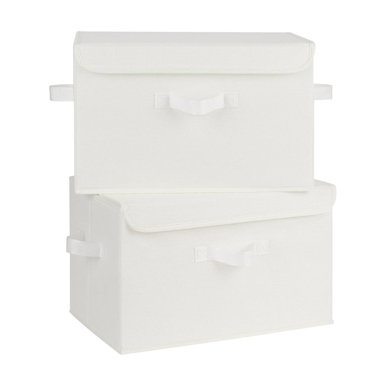 Storage Bins / Storage Baskets / Ivory White / Large / Set of 2