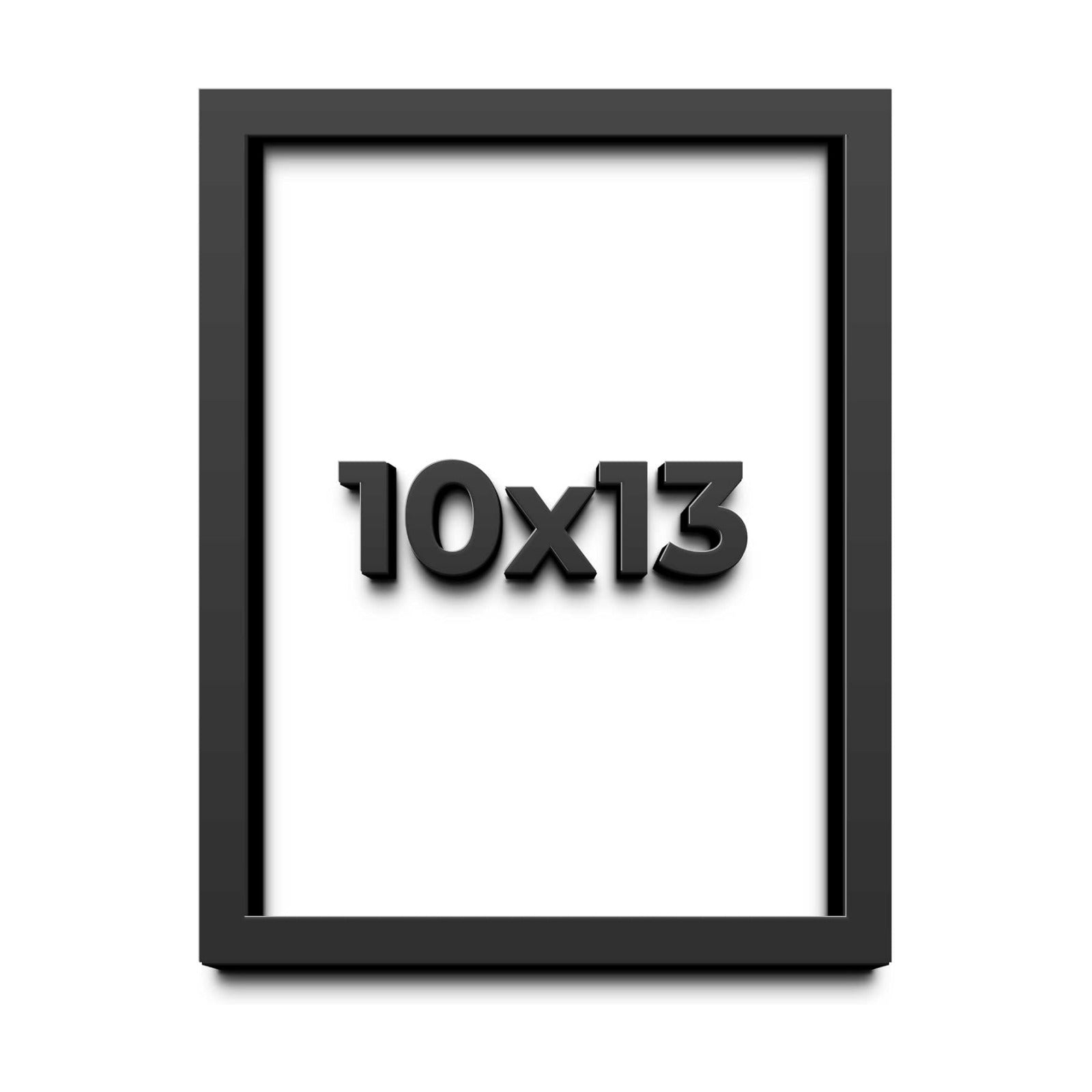 10x13 Shadow Box Frame Black | 1 Inch Deep Solid Wood Shadowbox Display Frame | UV Resistant Acrylic Plexiglass, Acid