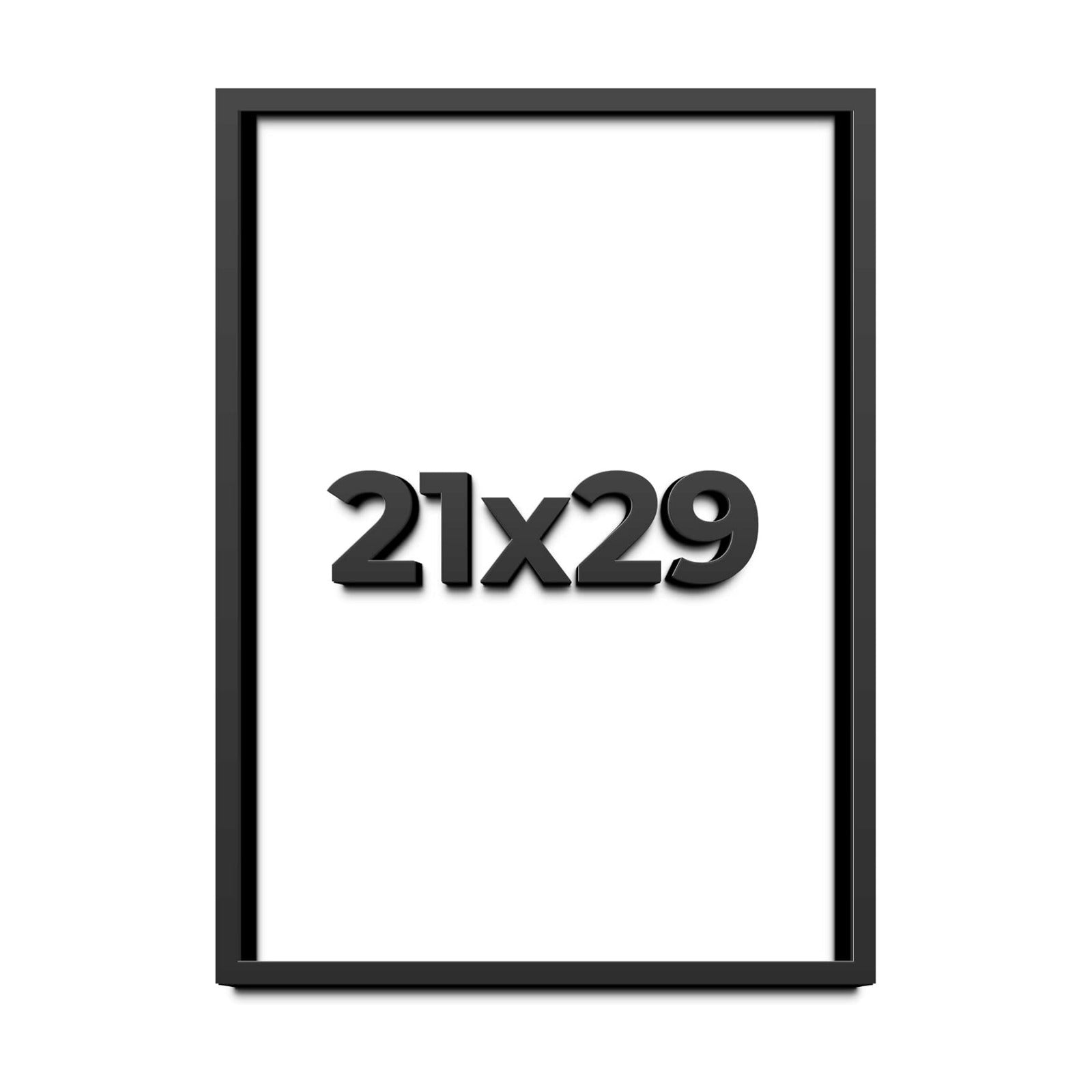 21x29 Shadow Box Frame Black | 1 Inch Deep Solid Wood Shadowbox Display | UV Resistant Acrylic Plexiglass, Acid Free