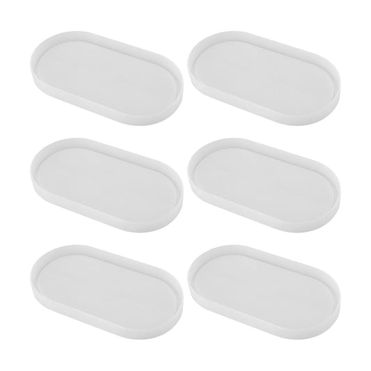Oval Resin Tray Mold / Set of 6