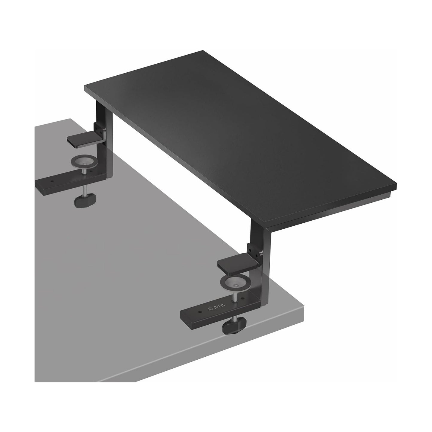 VIVO Clamp-on 22 inch Desk Extension Shelf for Gaming PC, Ergonomic Computer Monitor and Laptop Riser, Printer Stand