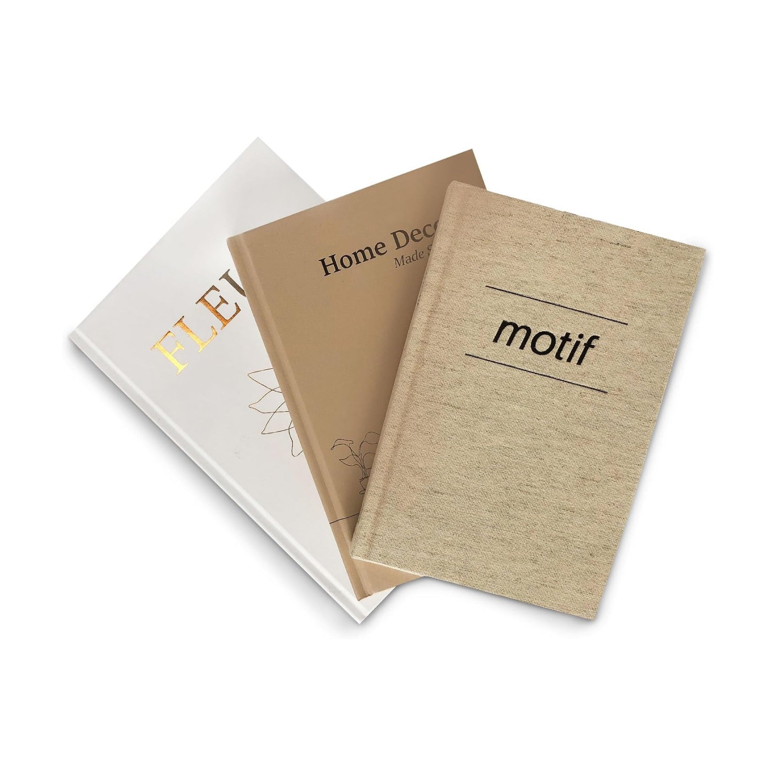 Set of Decorative Books for Coffee / Yellow