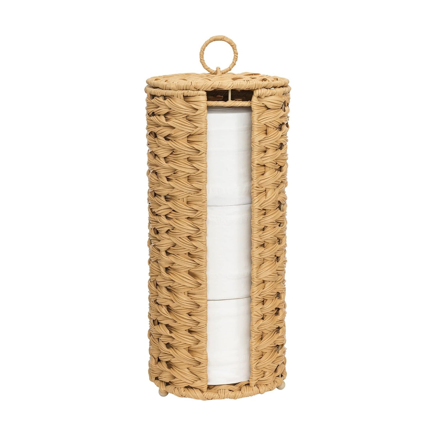 GRANNY SAYS Toilet Paper Storage Stand, Toilet Paper Holder Free Standing | Decorative Toilet Paper Holder Stand with