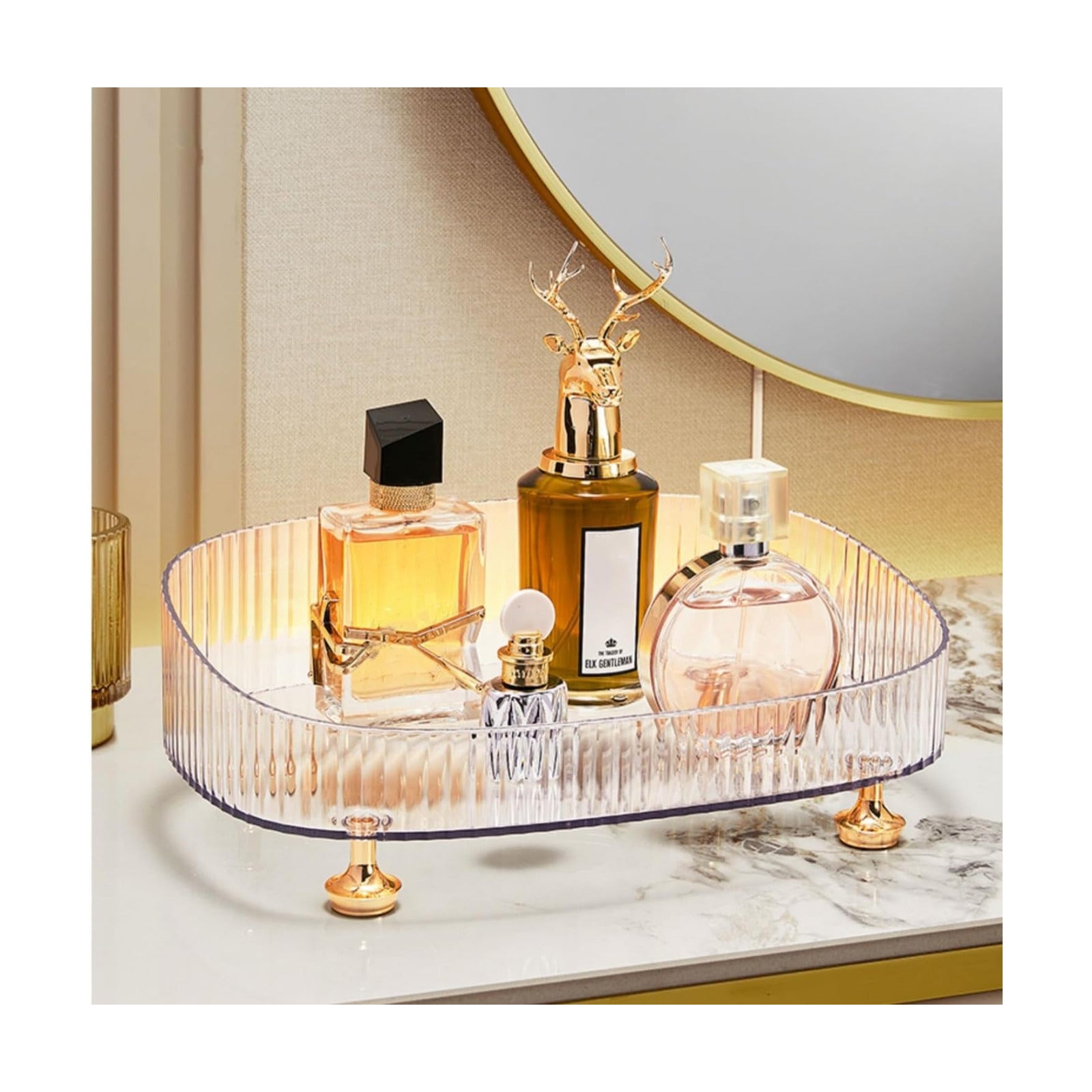Bathroom Vanity Tray / Clear