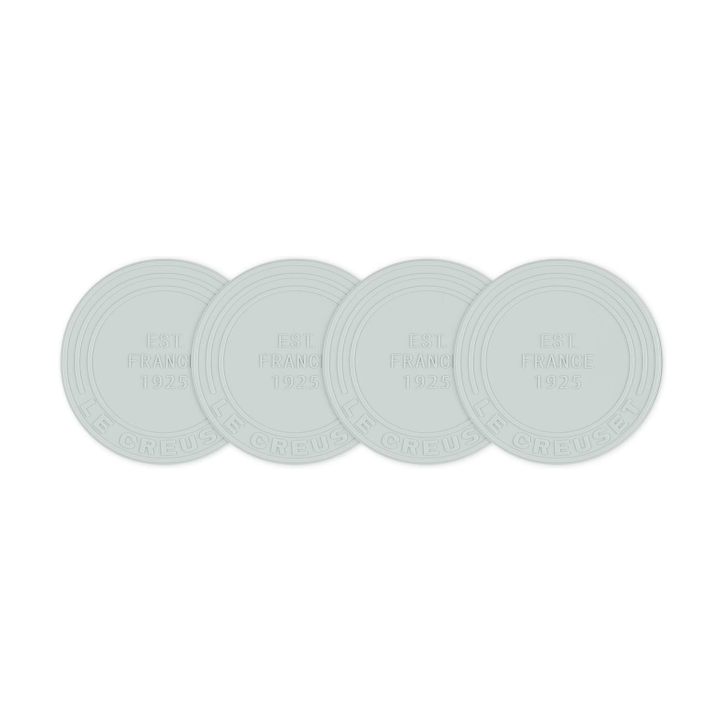 Silicone Coasters / Sea Salt / Set of 4