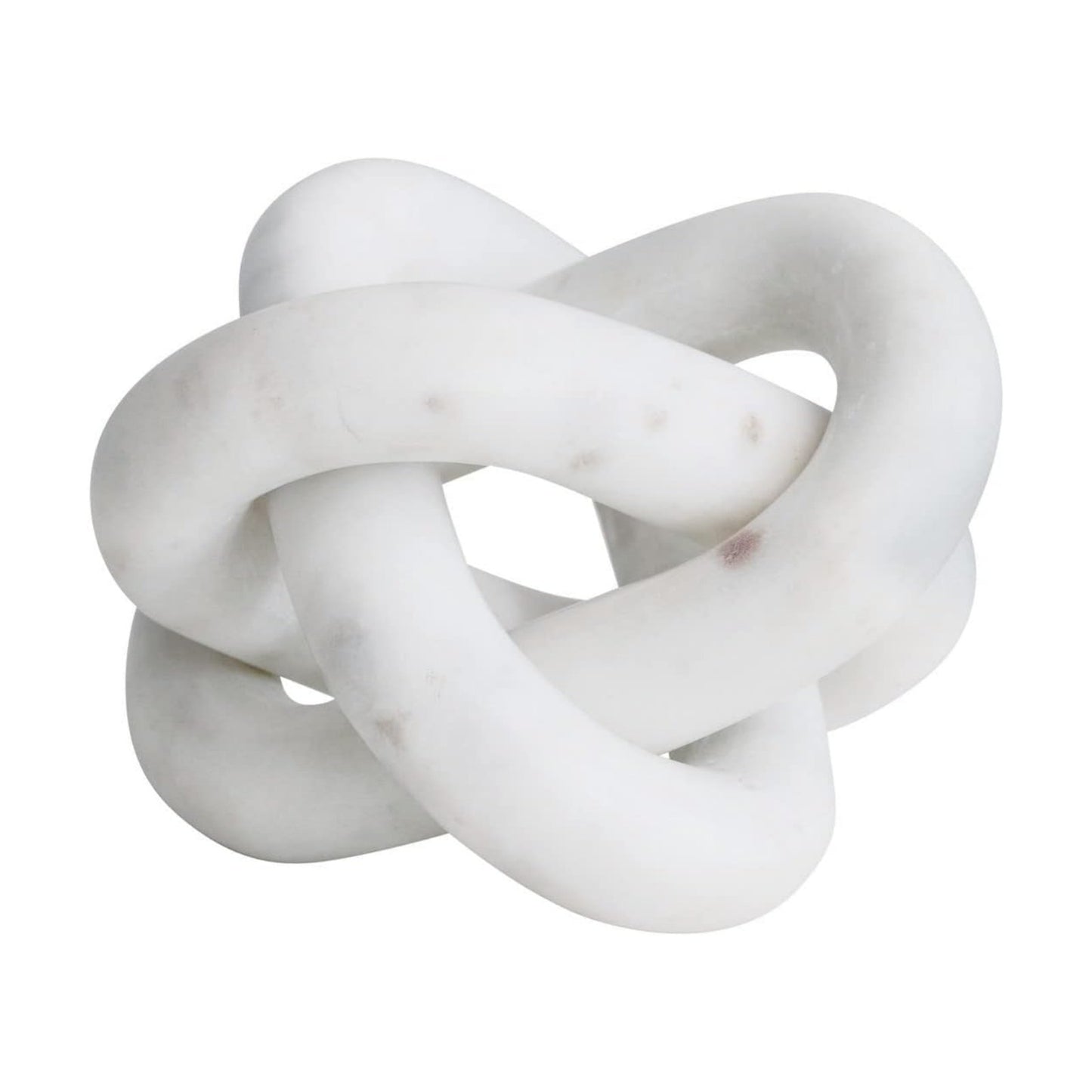 Decorative Interlocking Marble Chain / White