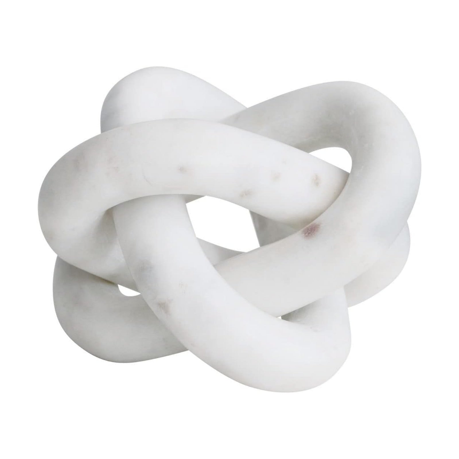 Decorative Interlocking Marble Chain / White