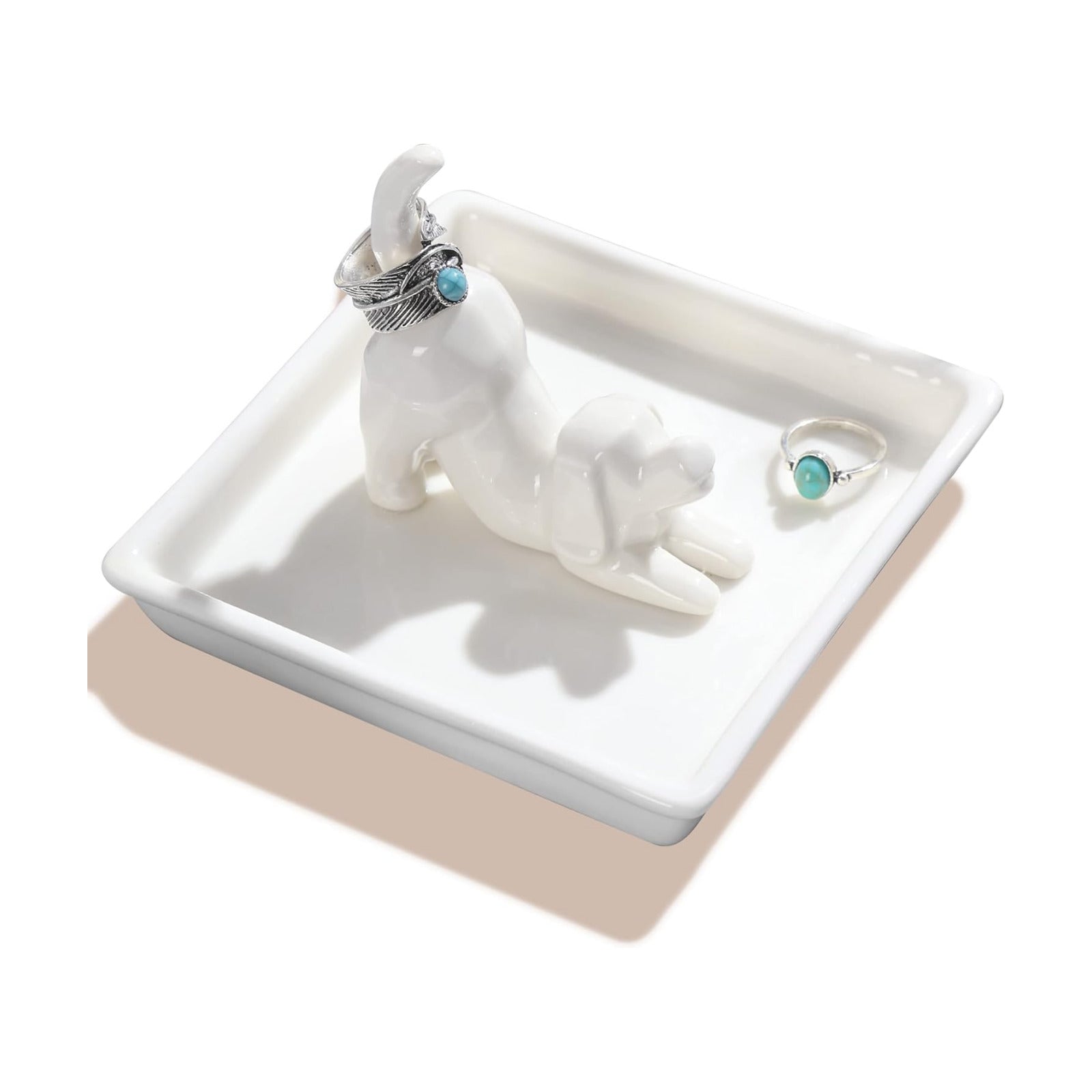 Ring Holder Dish Jewelry Holder / Dog