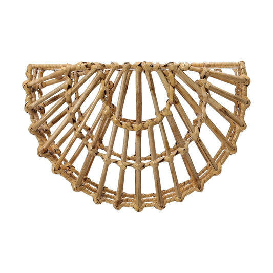 Woven Cane Wall Pocket / Natural