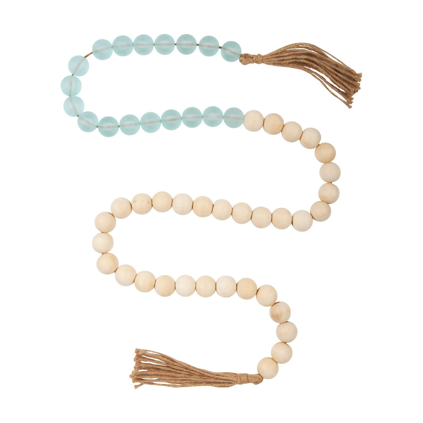 Beaded Garland / Sea Glass