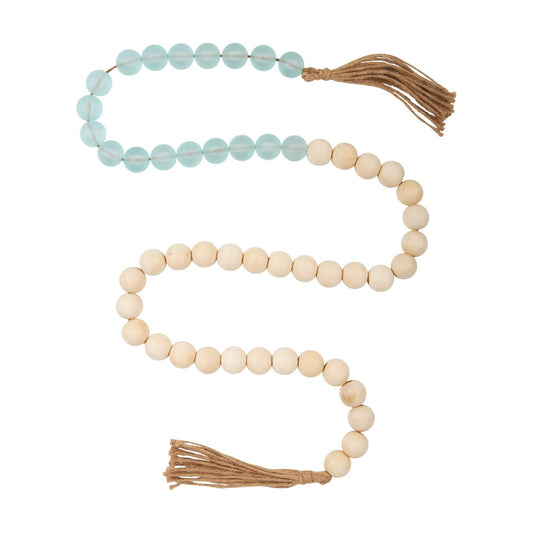 Beaded Garland / Sea Glass