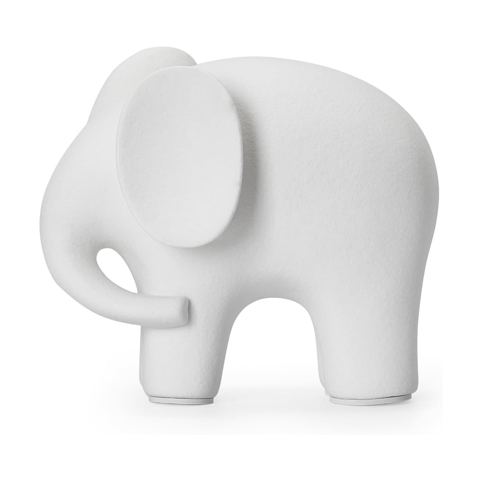 Modern Simple Ceramic White Elephant Living Room Home Office Decoration / Small White Elephant