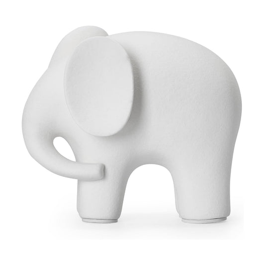 Modern Simple Ceramic White Elephant Living Room Home Office Decoration / Small White Elephant