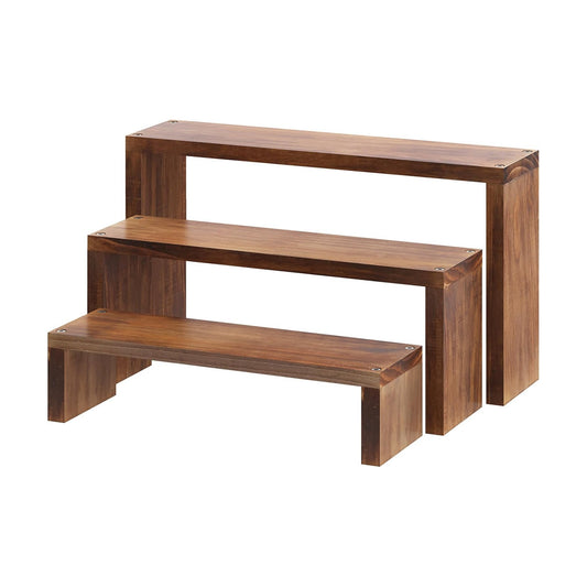 Plant Stand Shelf for Desk Window Sill Countertop Succulent Stand Desktop Shelf 3 Tiers / 3.9" Depth
