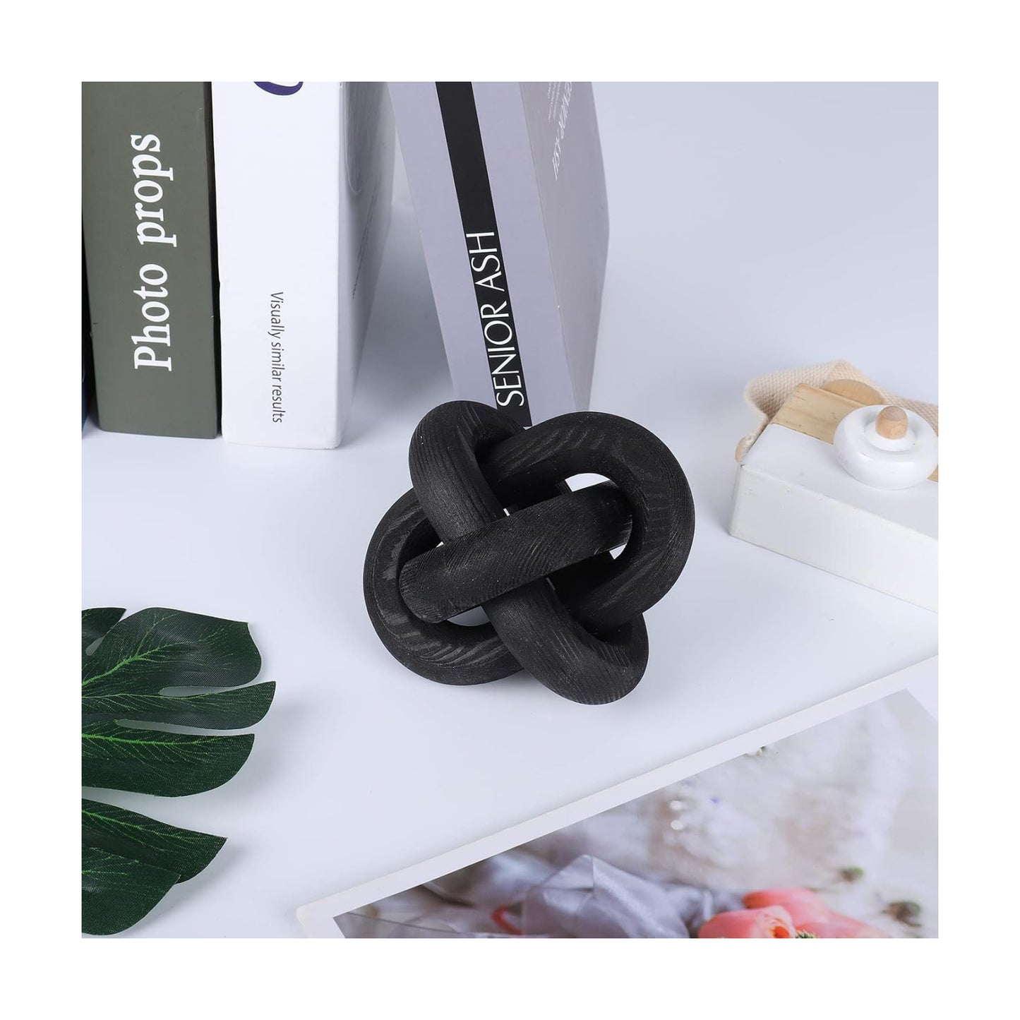 Wood Knot Decor / Black