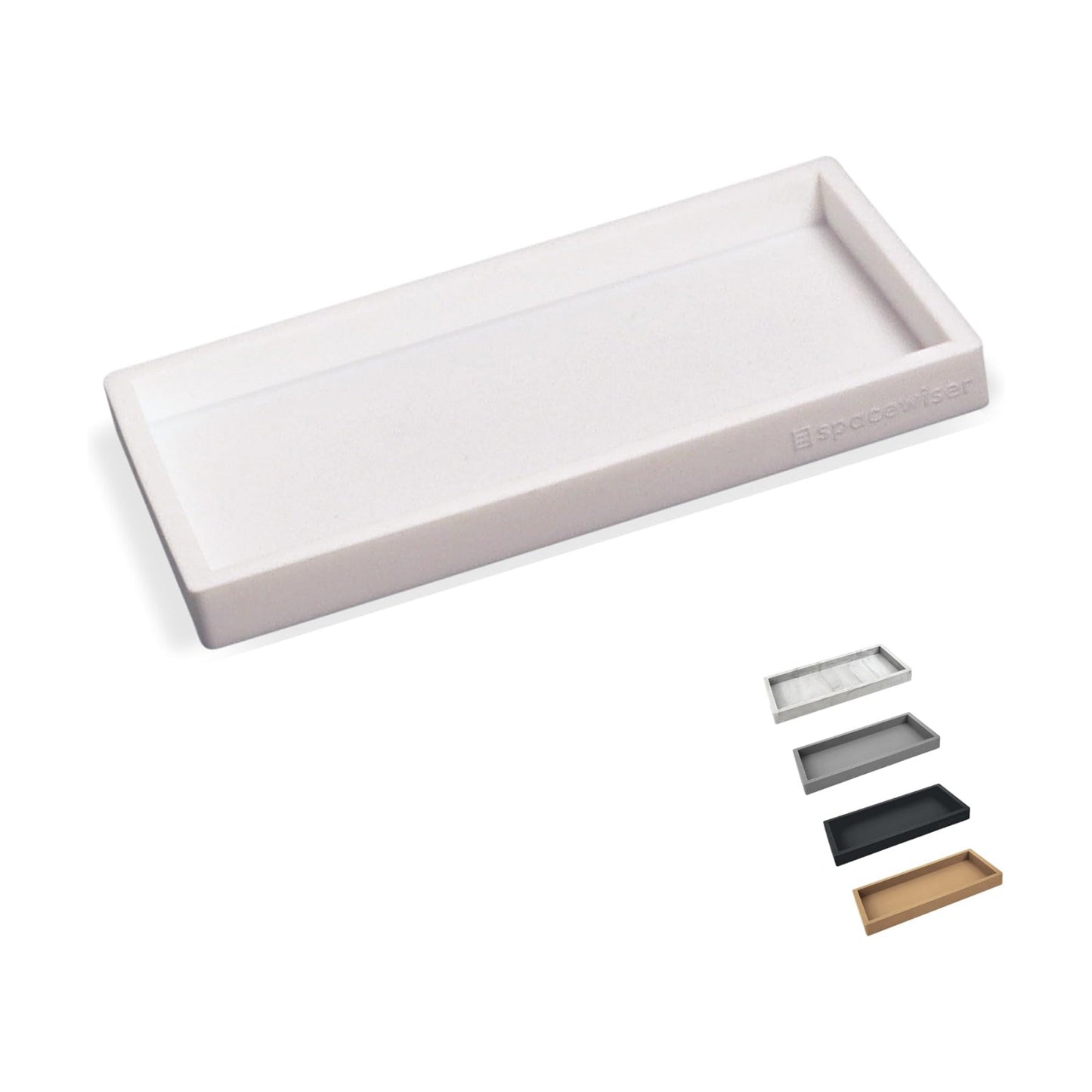 Bathroom Trays / Dish Soap Trays / White / Small 7.7