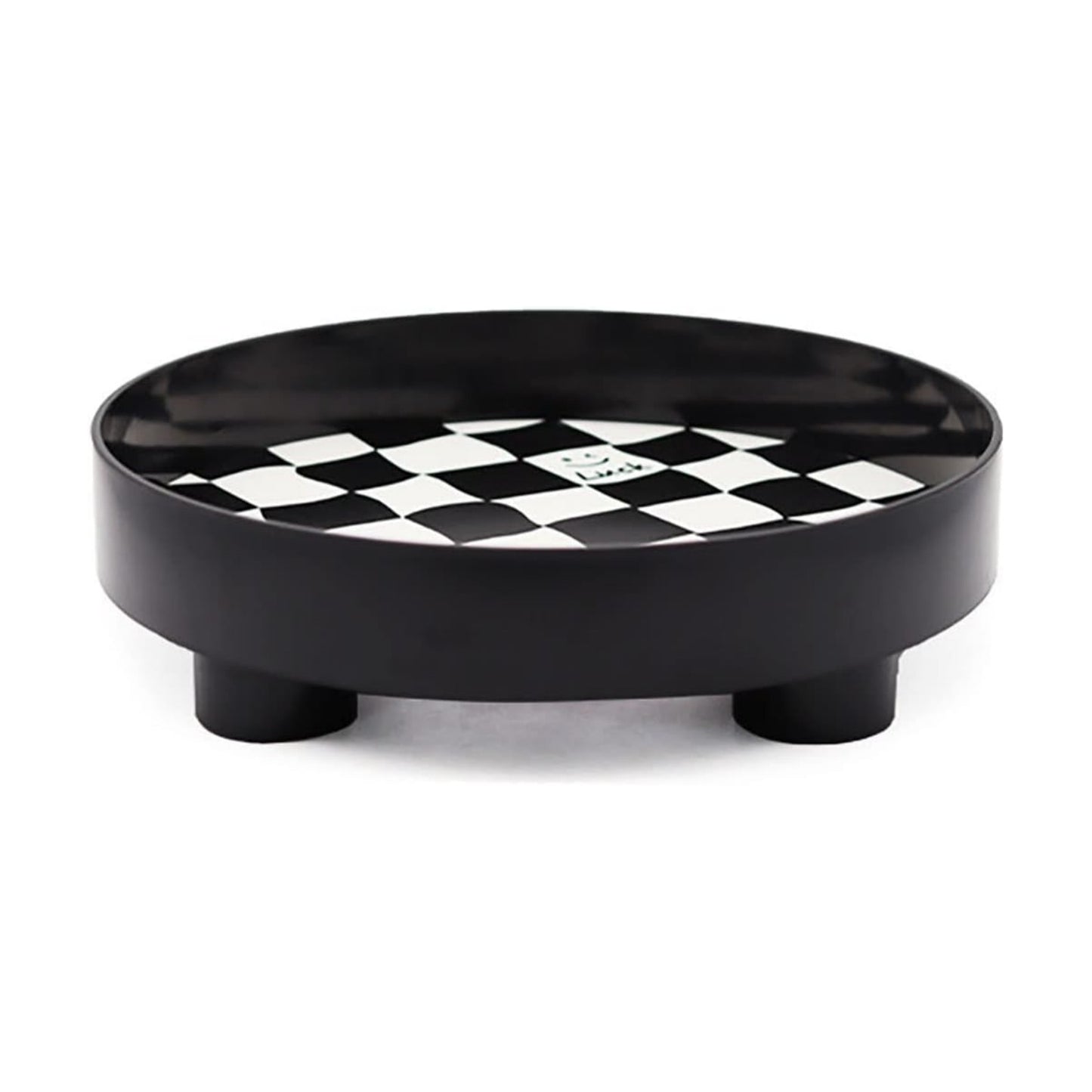 Round Storage Tray / Black L