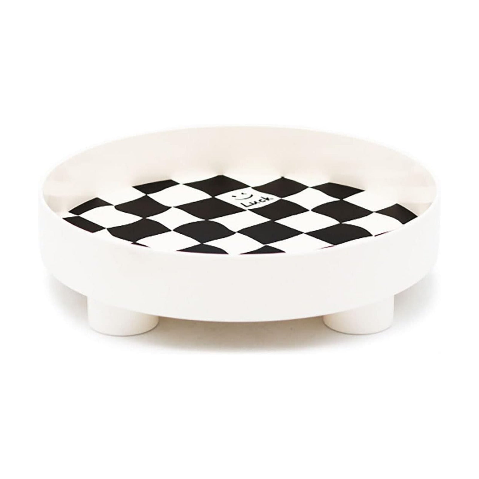 Round Storage Tray / White, Small