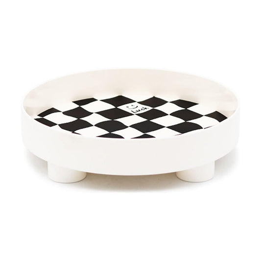 Round Storage Tray / White, Small