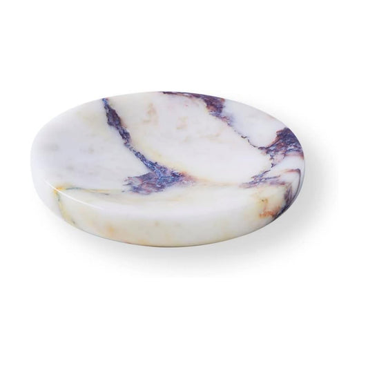 Trinket Dish Ring Holder / 4" R / Calacatta Viola