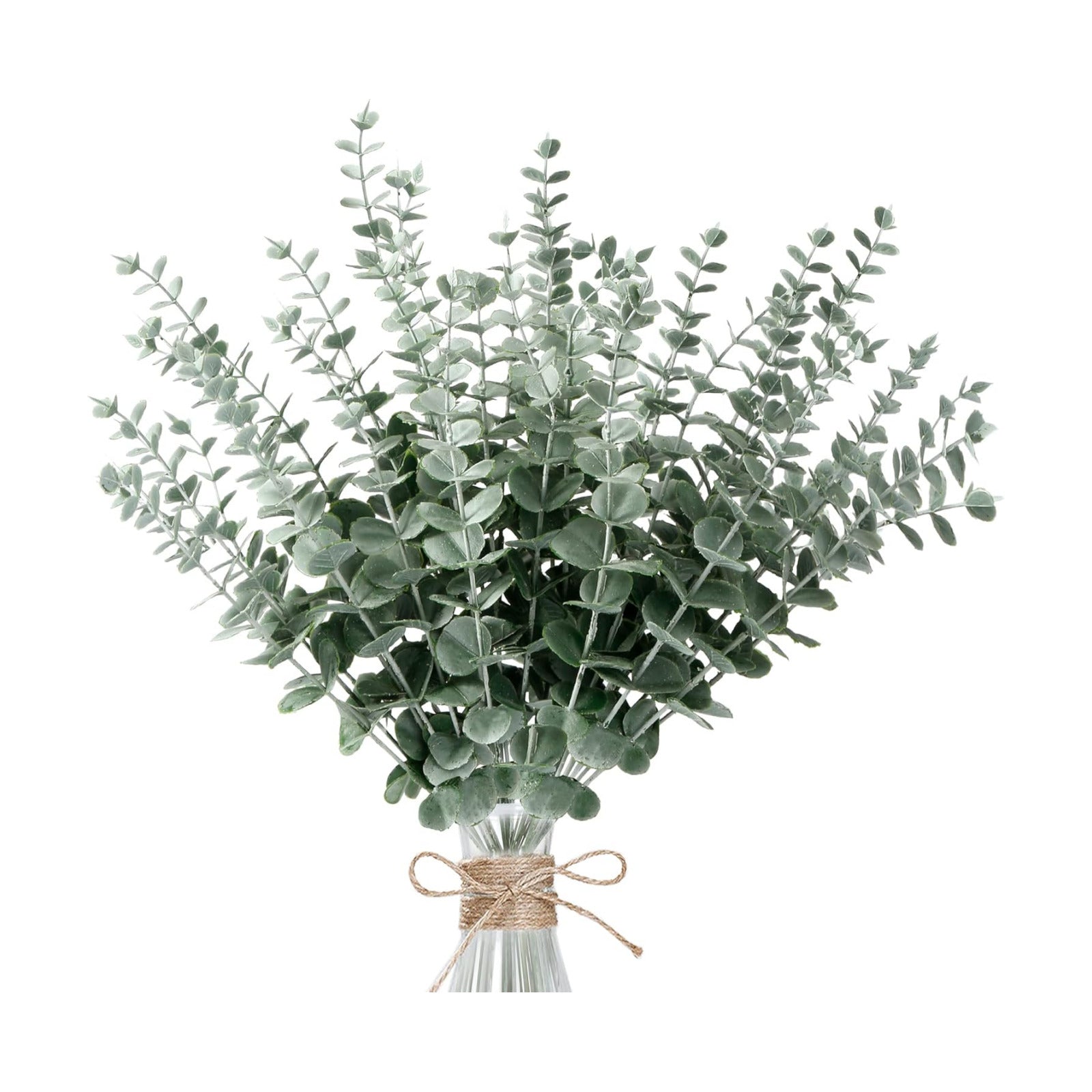 Eucalyptus Stems Decor Artificial Eucalyptus Leaves Faux Eucalyptus Stems Real Touch / Set of 36