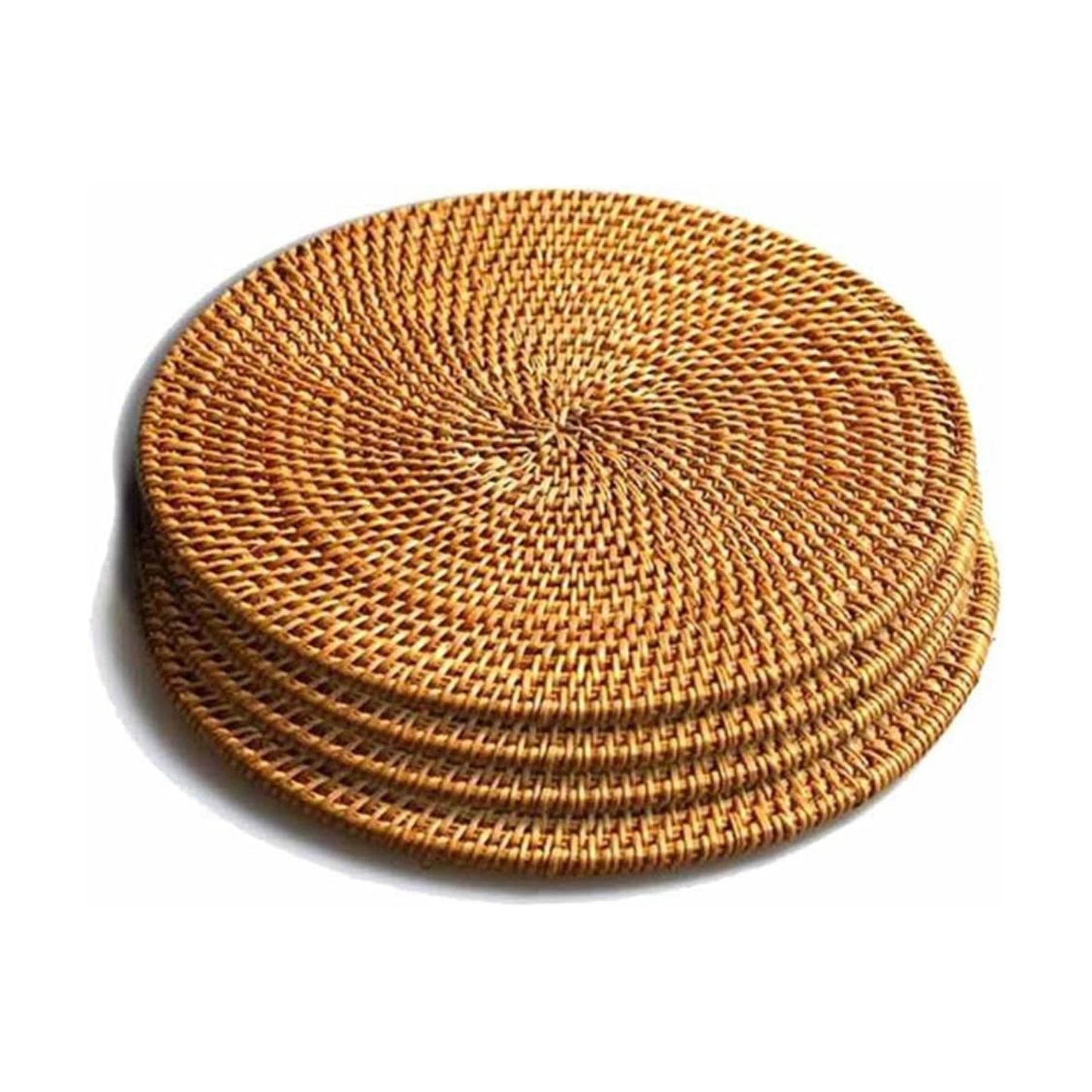 Pot Holder / Rattan Trivets for Hot Dishes-Insulated Hot Pads / Set of 4