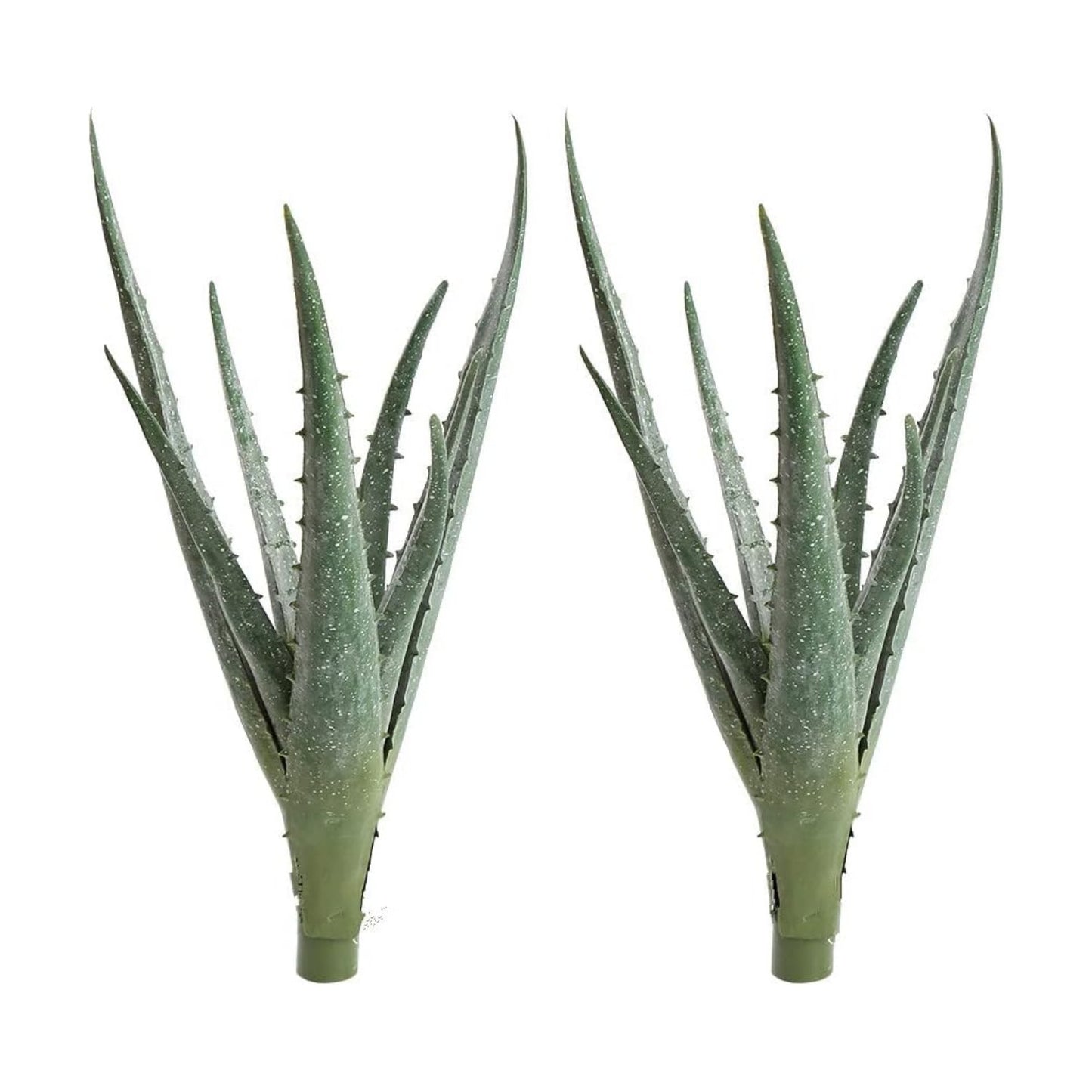 Large Artificial Succulents Artificial Aloe Plant Fake Succulents Artificial Succulents / Set of 2
