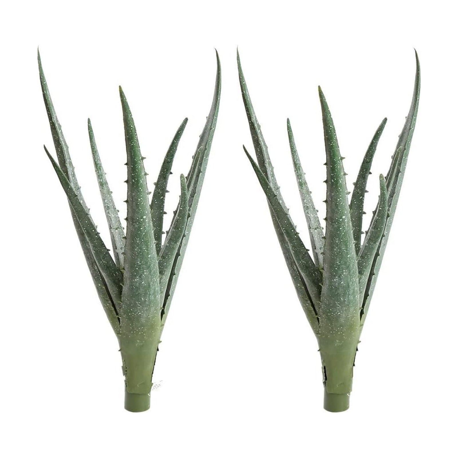 Large Artificial Succulents Artificial Aloe Plant Fake Succulents Artificial Succulents / Set of 2