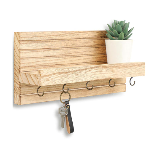 Hooks Holds Leashes / Wood / Medium